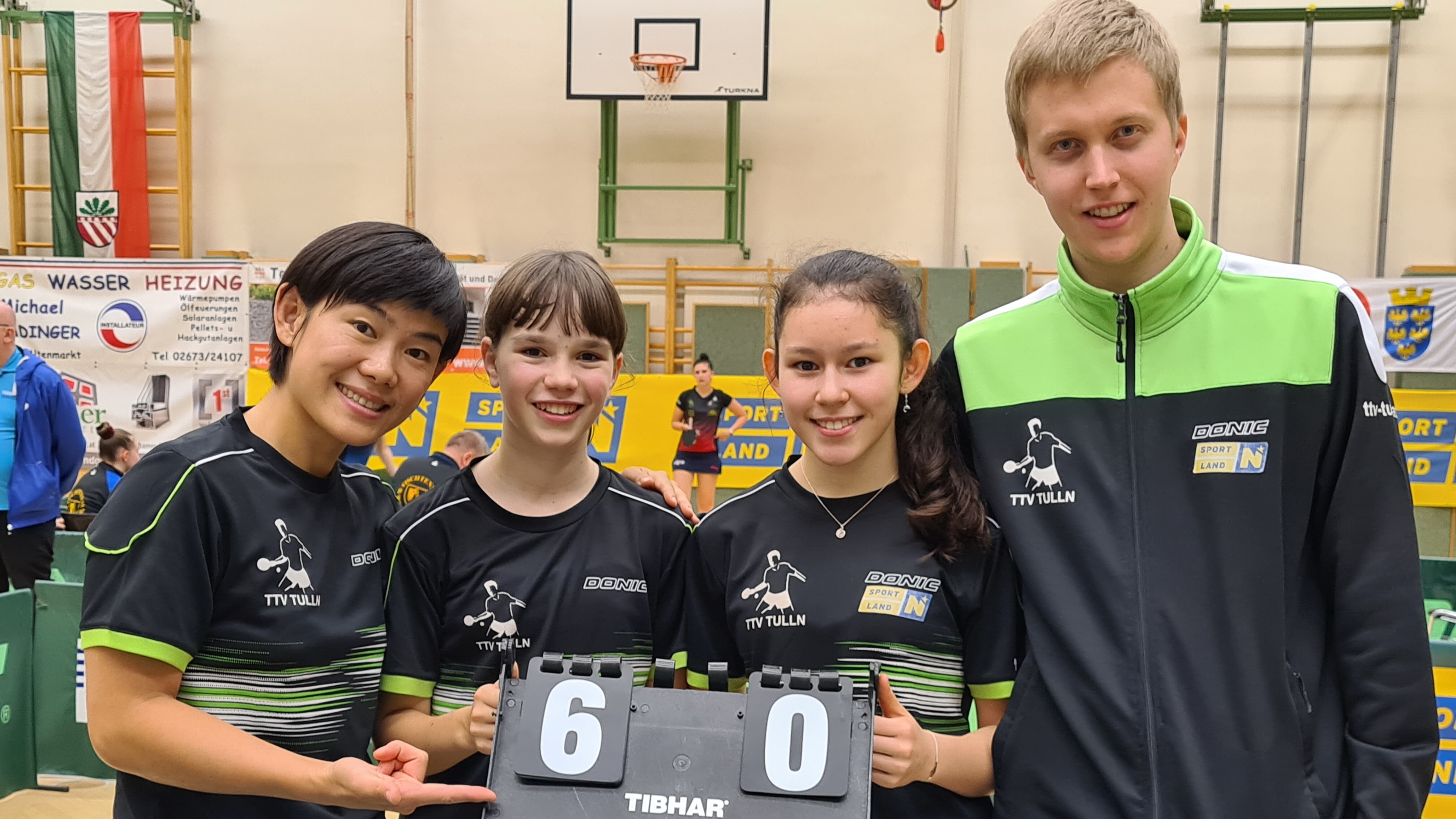 Liu Yiuan Nina Skerbinz Celine Panolzer Andreas Hammerschmid by Tulln